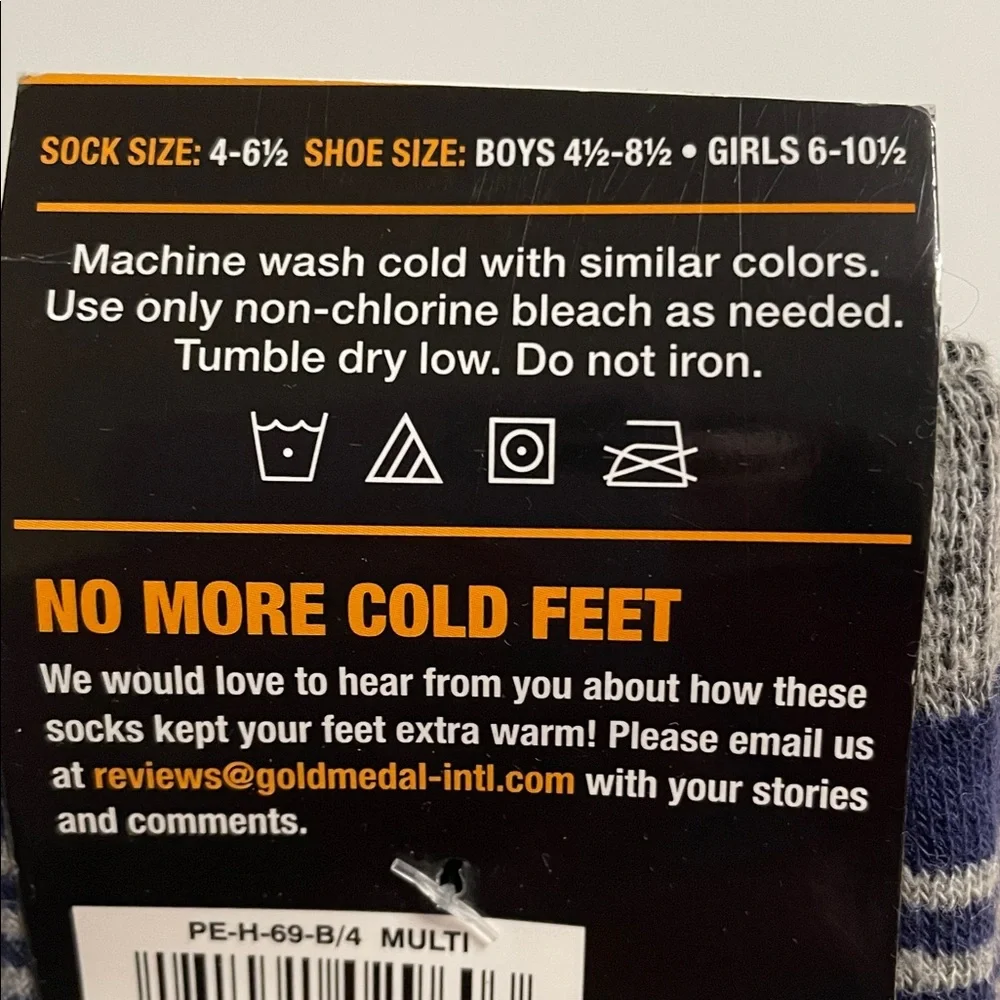Kids Thermal Socks 4 Pack NEW!!!